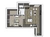 1 Bed / 1 Bath - Office